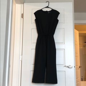 Albion Black Crop Jumpsuit XS-Petite